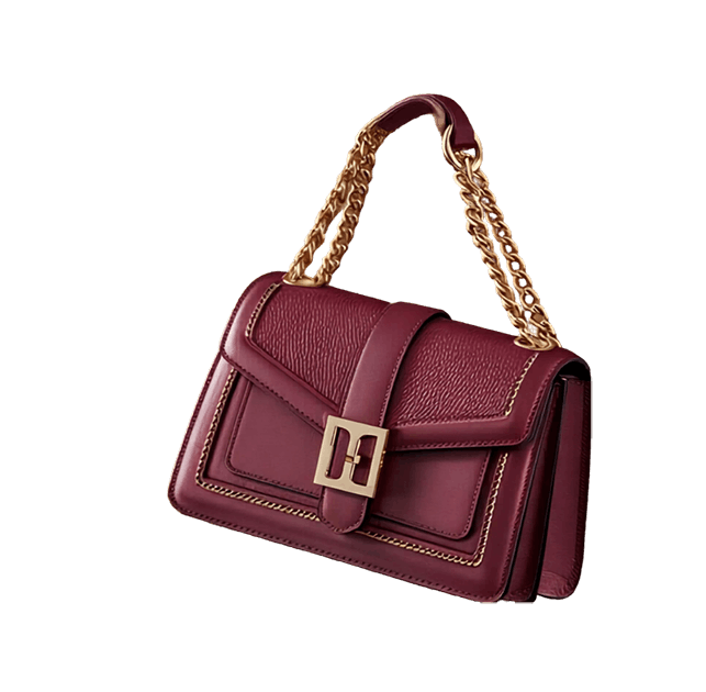 Burgundy Chain Shoulderbag image
